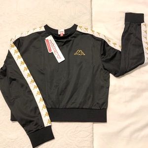 NWT KAPPA CROP SWEATSHIRT